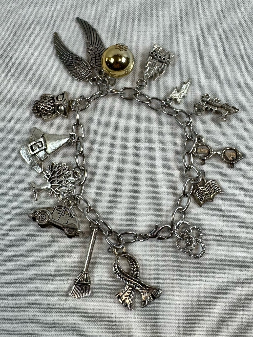 Harry Potter Inspired Wizardcore Magical Fantasy Charm Bracelet
